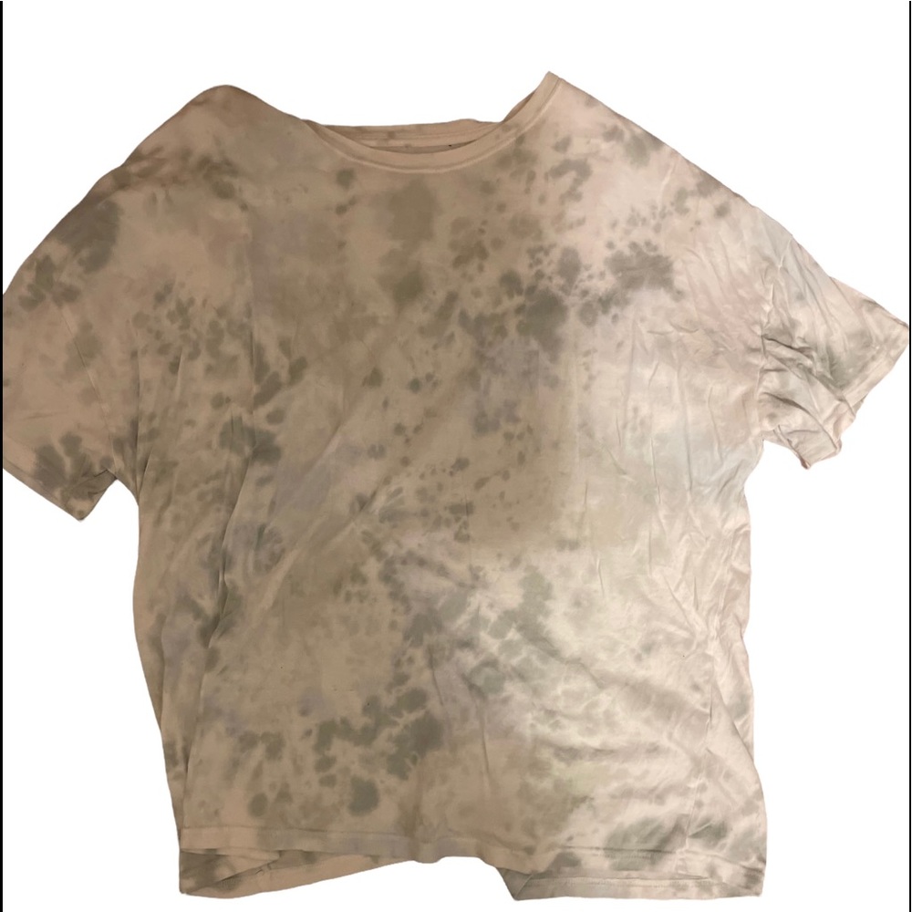 Amercrombie & Fitch White tie-dye boyfriend tee Size XL  3 For $15